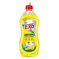 Exo Dishwash Liquid Bottle | Ginger & Lemon | Tough Grease Removal for Utensils | Anti-Bacterial Dishwashing Liquid | Bio-Enzyme Liquid Dishwash | No Residue Cleaning | Fresh Citrus Fragrance - 750ml