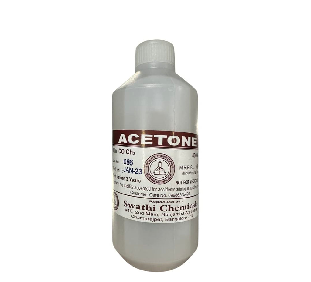 Acetone | Clear | NOT FOR MEDICAL USE | Nail Polish Remover