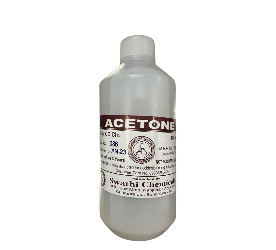Acetone | Clear | NOT FOR MEDICAL USE | Nail Polish Remover
