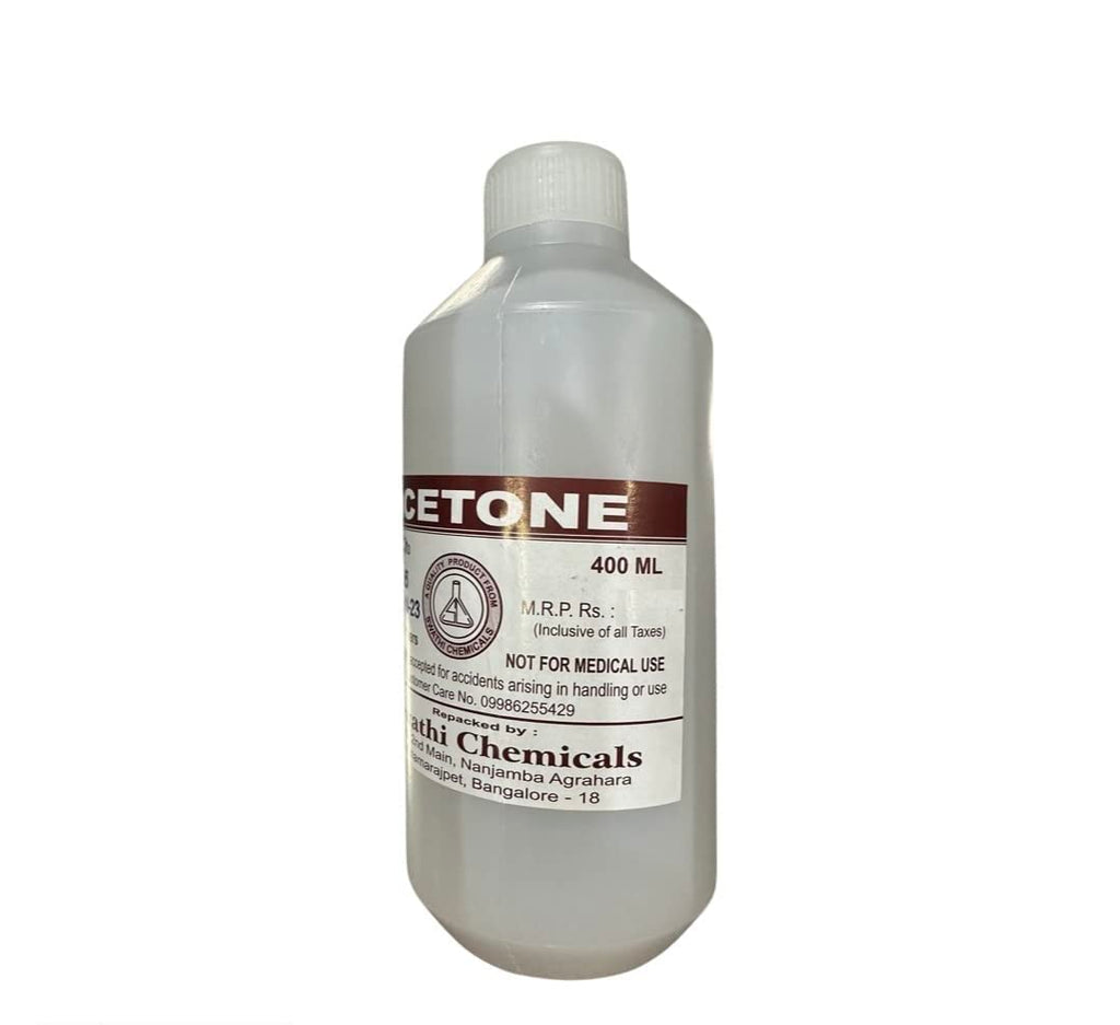 Acetone | Clear | NOT FOR MEDICAL USE | Nail Polish Remover