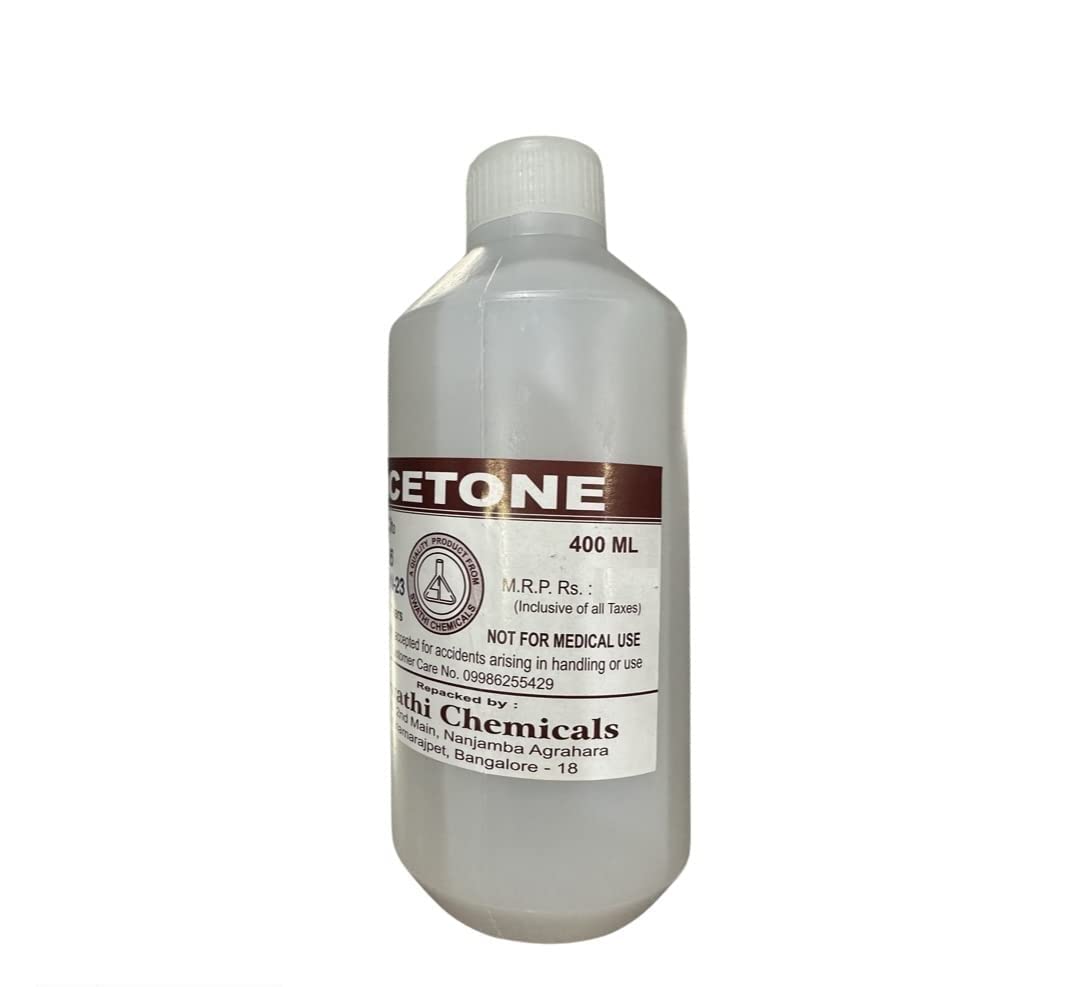 Acetone | Clear | NOT FOR MEDICAL USE | Nail Polish Remover