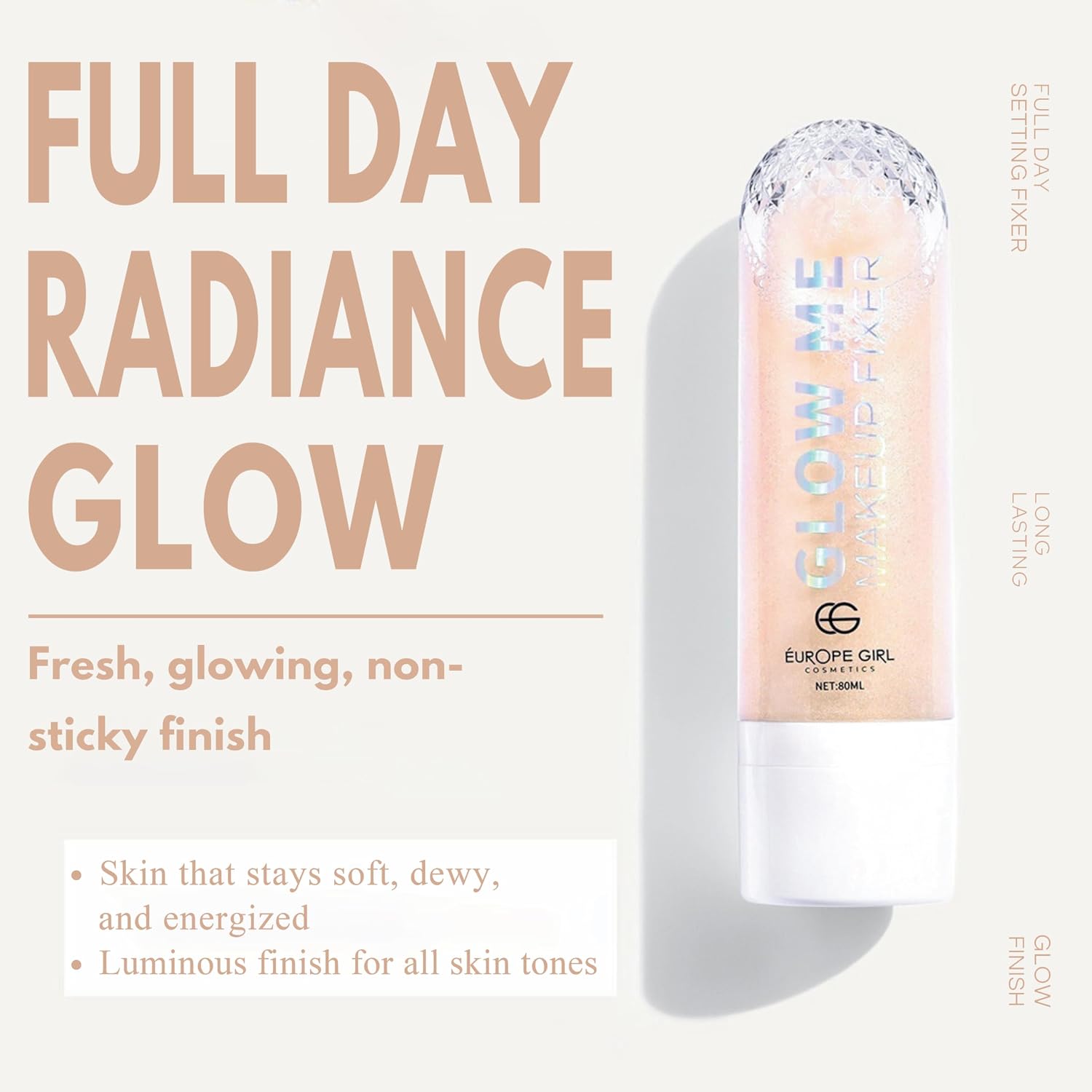 Europe Girl Glow Me Makeup Fixer -03 Sugar Pink Makeup Setting Spray