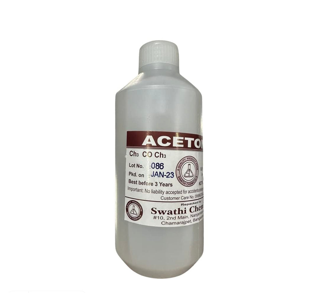 Acetone | Clear | NOT FOR MEDICAL USE | Nail Polish Remover