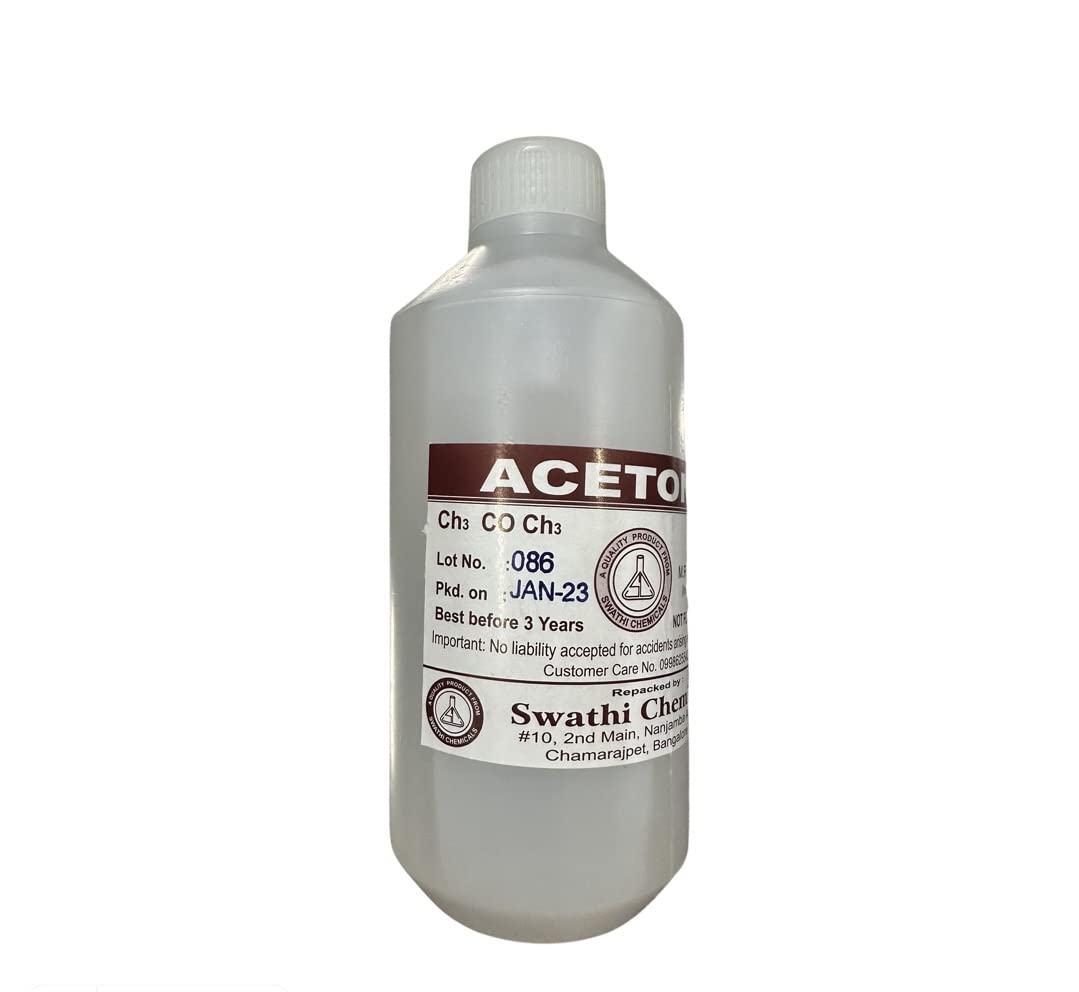 Acetone | Clear | NOT FOR MEDICAL USE | Nail Polish Remover
