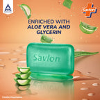 Savlon Aloe Vera with Glycerin Soap Bar, Combo Pack, 125gx8