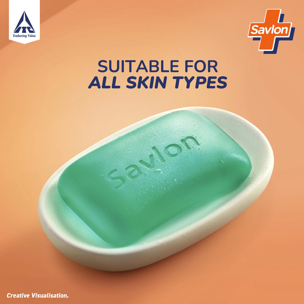 Savlon Aloe Vera with Glycerin Soap Bar, Combo Pack, 125gx8