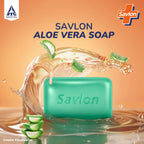 Savlon Aloe Vera with Glycerin Soap Bar, Combo Pack, 125gx8