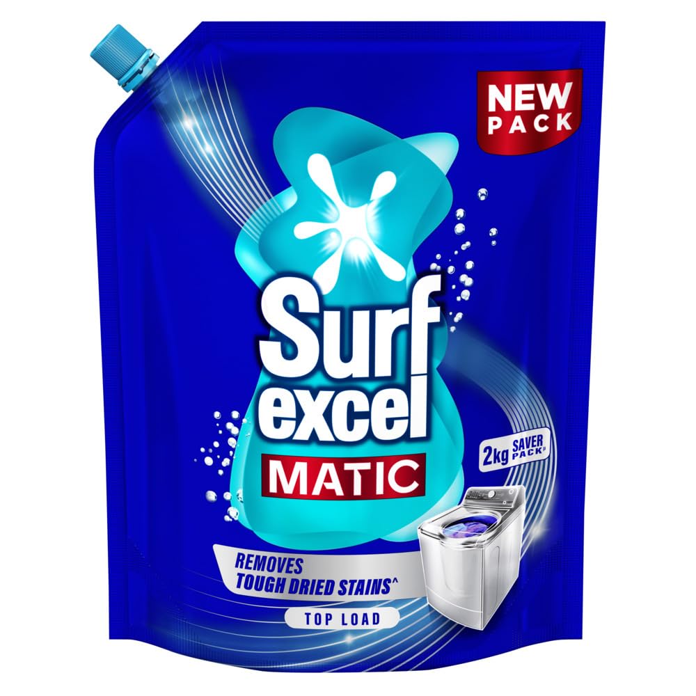 Surf Excel Matic Top Load Liquid Detergent 2 kg Refill