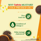 Saffola Cold Pressed Mustard Oil 2L