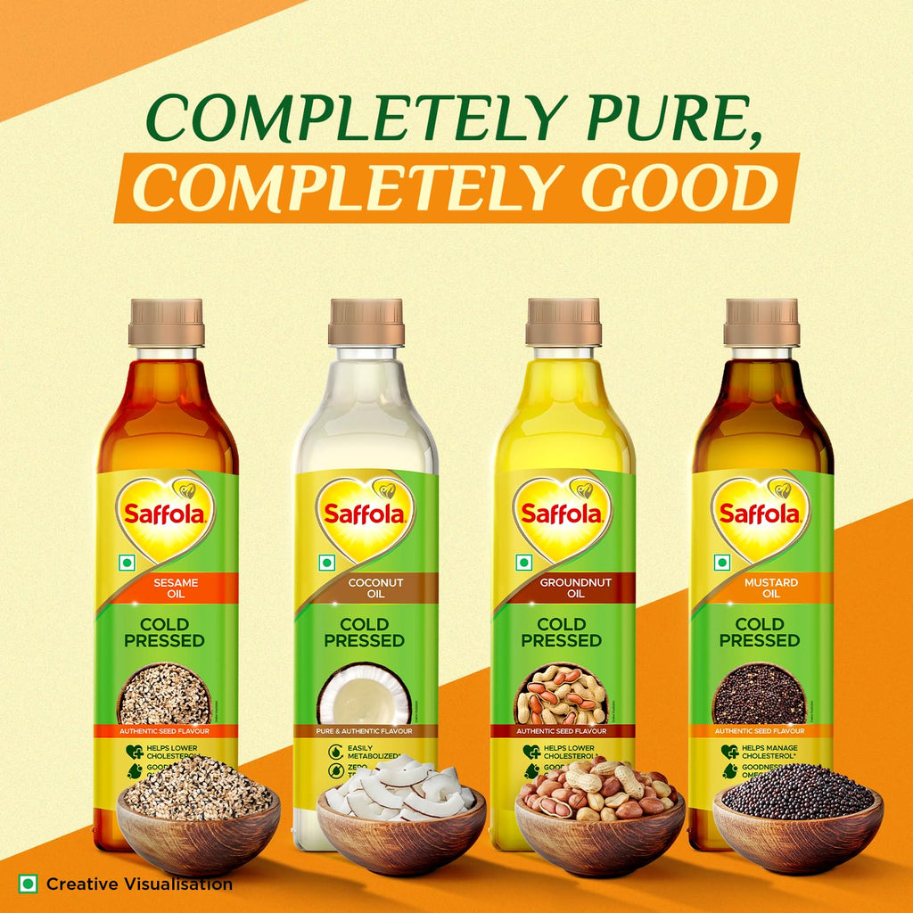 Saffola Cold Pressed Mustard Oil 2L