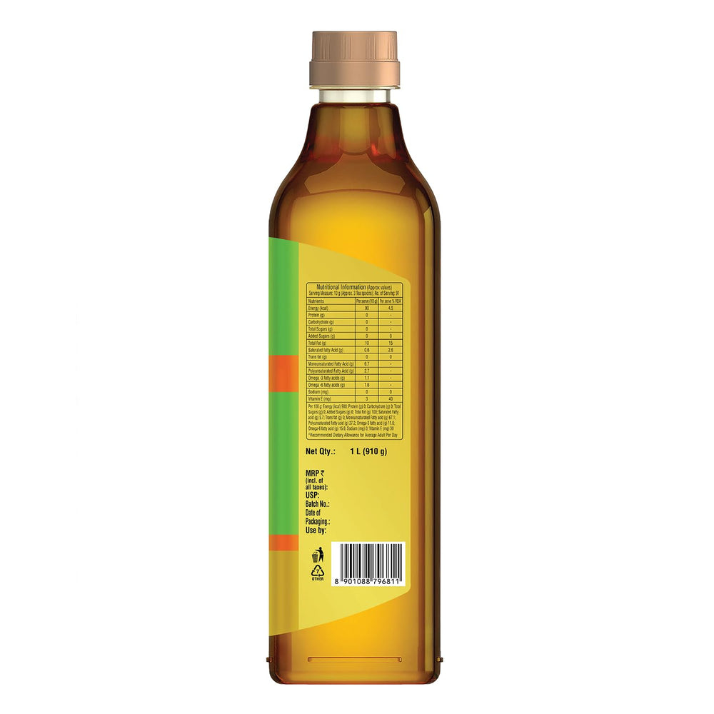 Saffola Cold Pressed Mustard Oil 1L