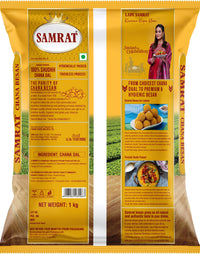 Samrat Besan | Premium Chana Dal Flour | Fine Gram Flour (1 kg)