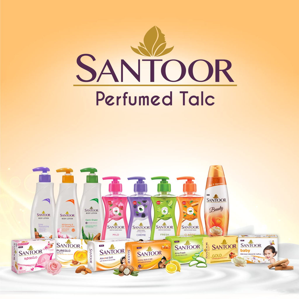 Santoor Beauty Talc (400g)