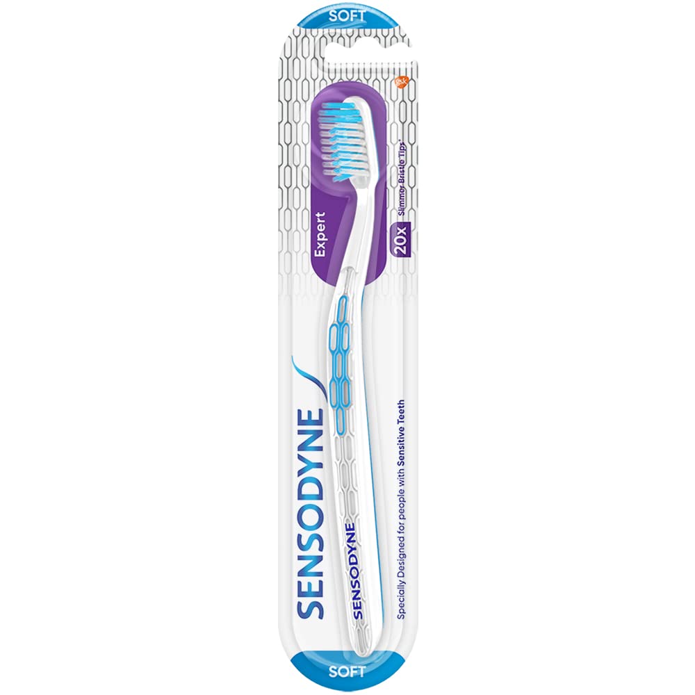 Sensodyne Expert Toothbrush | 20X Slimmer Bristles for Expert Cleaning | Pack of 1 Tooth Brush