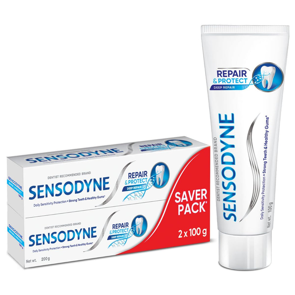 Sensodyne Toothpaste Repair and Protect -200g (100gm * 2)