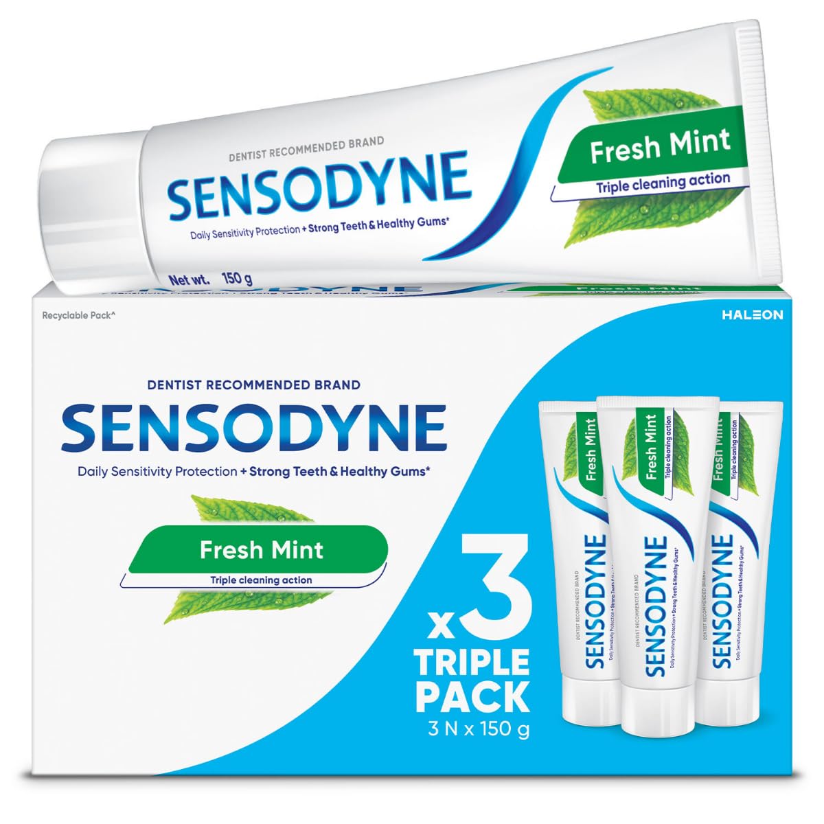 Sensodyne Toothpaste Fresh Mint 150Gms