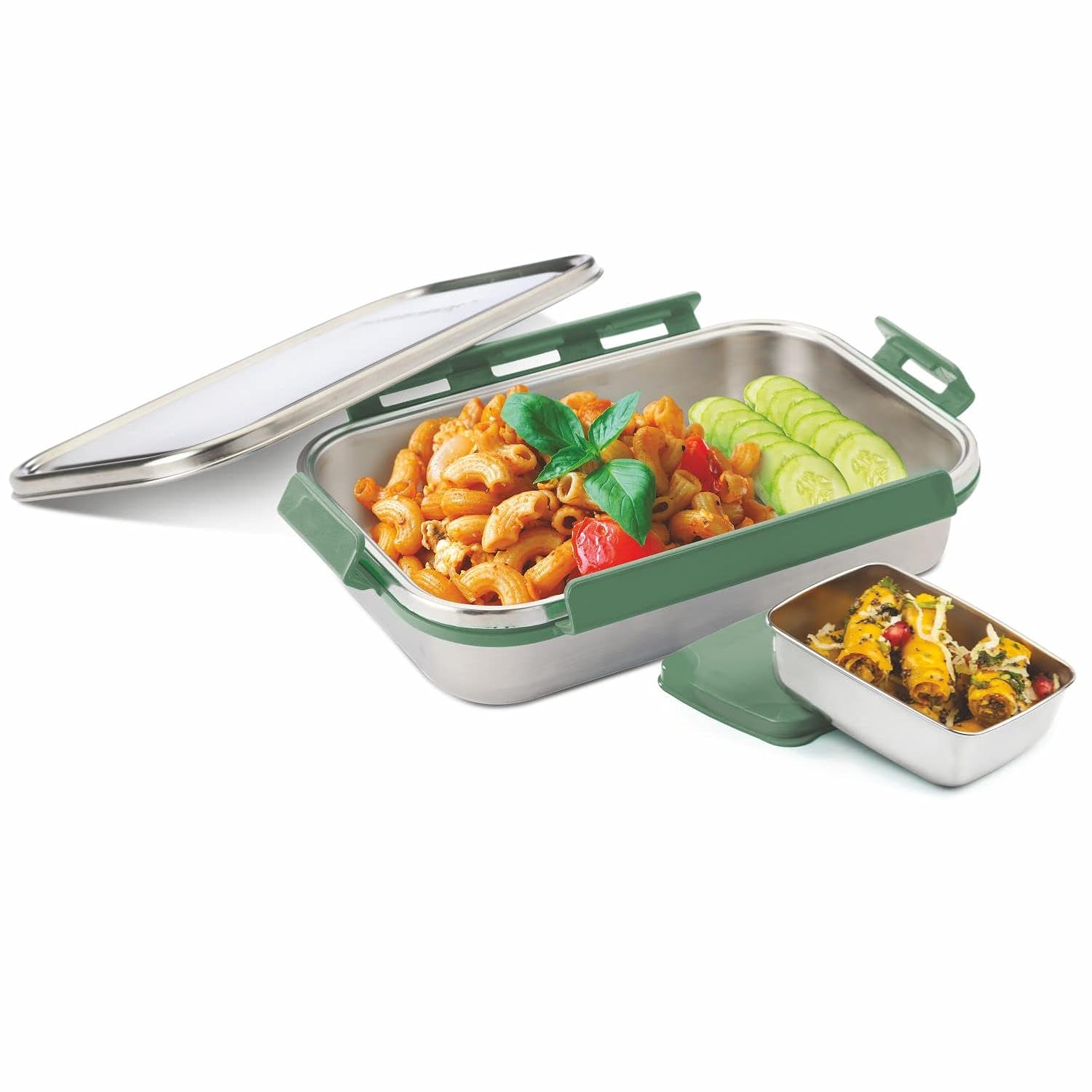 Signora Ware 1000Ml+150Ml Master Compact Lunch Boxes for Men Women Kids