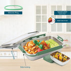 Signora Ware 1000Ml+150Ml Master Compact Lunch Boxes for Men Women Kids