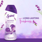 Spinz Talc Enchante Powder with Calcium Carbonate and Silica, Pack of 1, 400gm