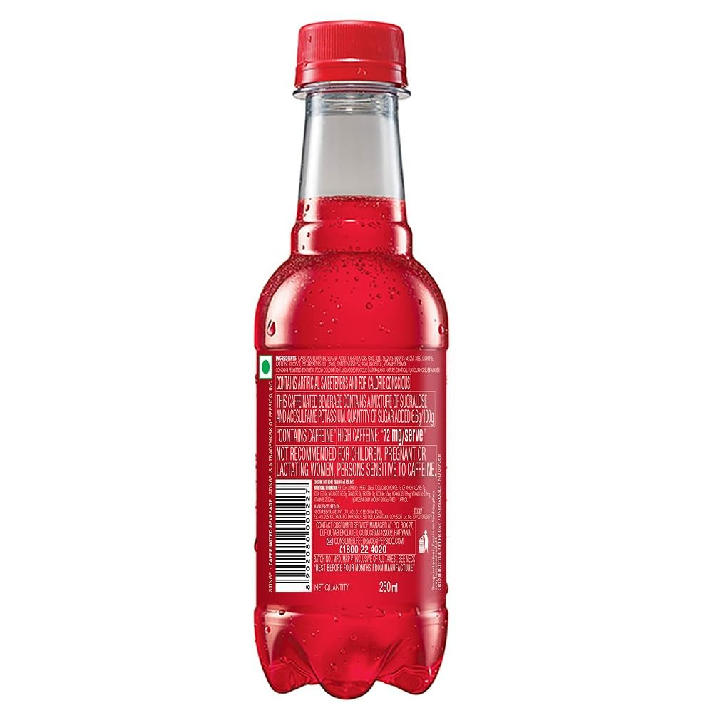 Sting Strawberry Energy Drink, 250 Ml