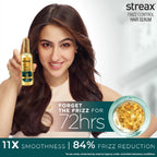Streax Frizz Control Hair Serum for Dry Frizzy Hair- 100 ml