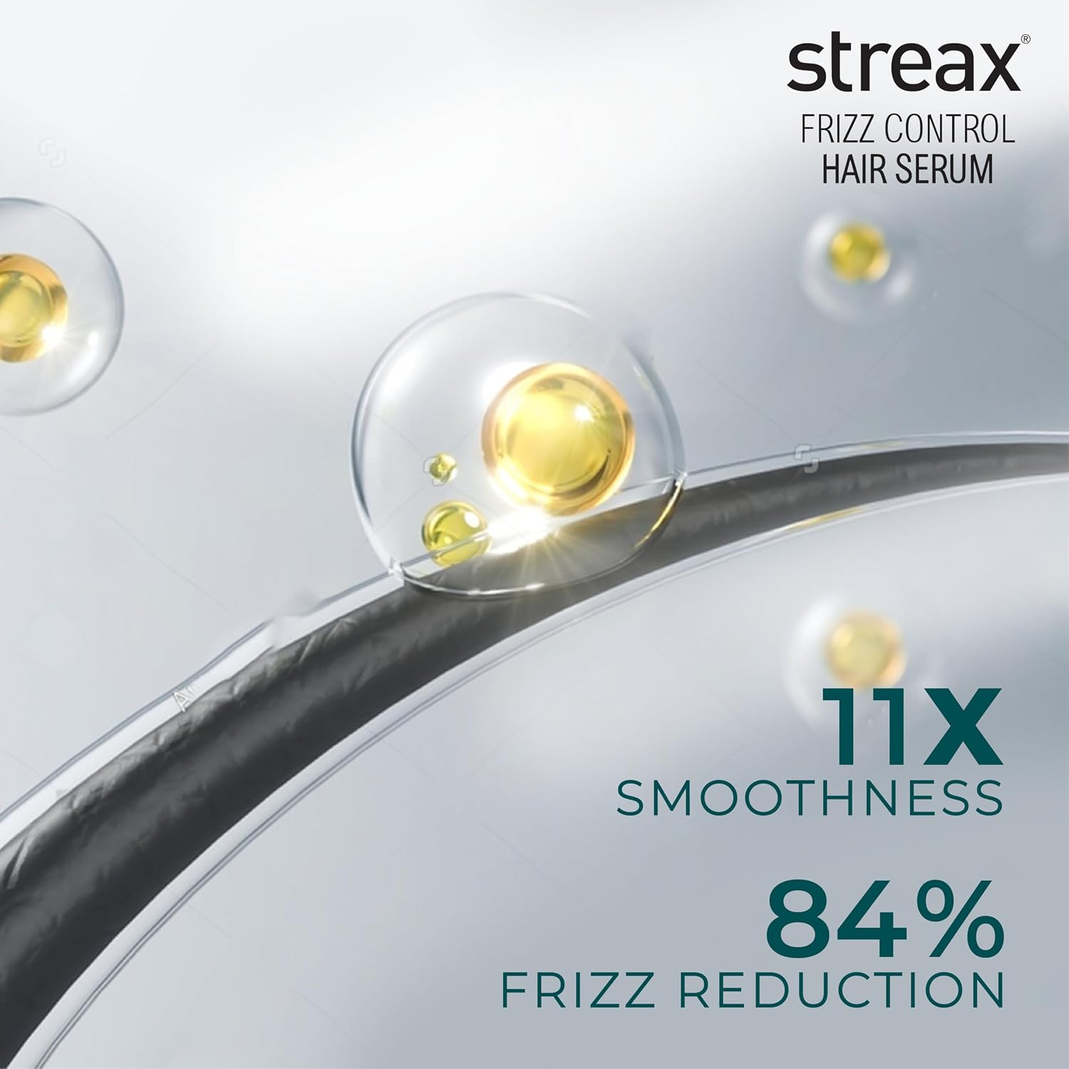Streax Frizz Control Hair Serum for Dry Frizzy Hair- 100 ml