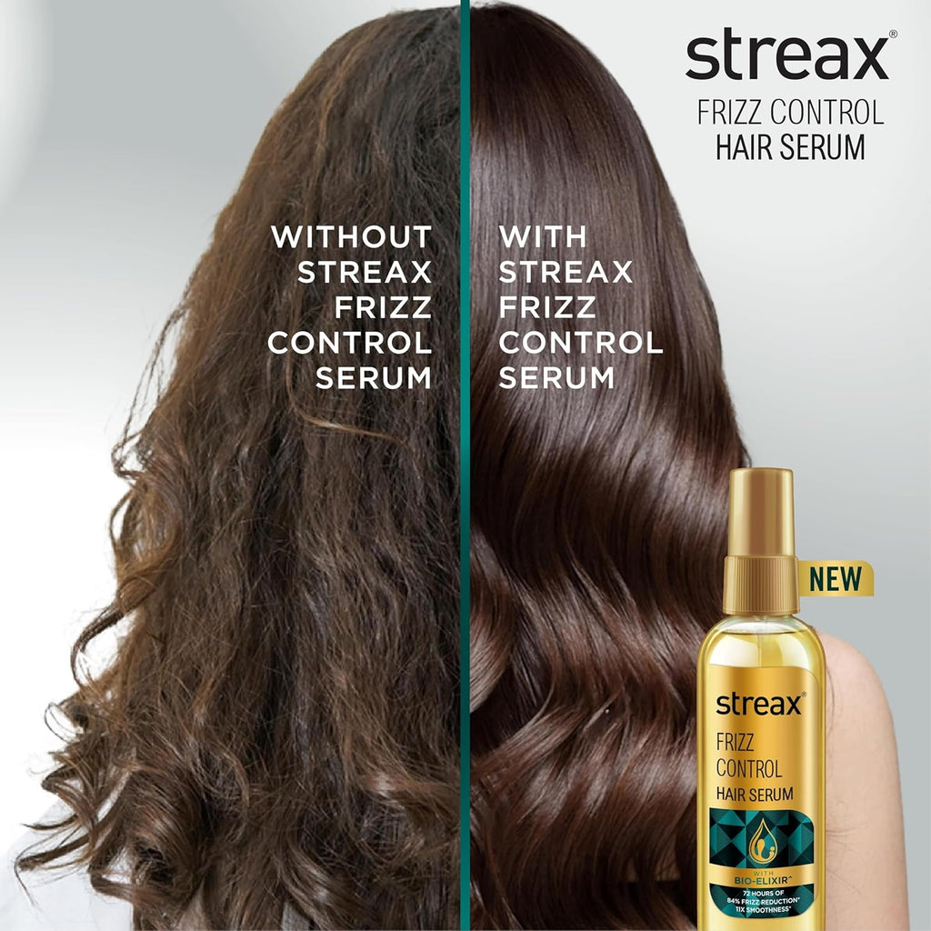 Streax Frizz Control Hair Serum for Dry Frizzy Hair- 100 ml