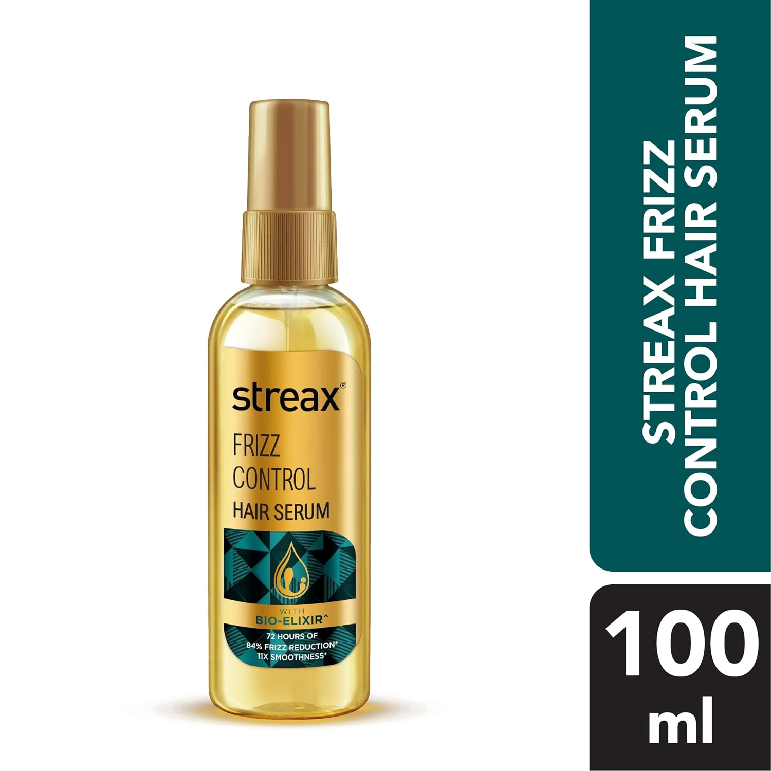 Streax Frizz Control Hair Serum for Dry Frizzy Hair- 100 ml