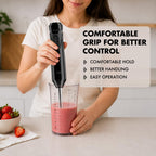 Sujata Blendstick Hand Blender | 600W Heavy Duty Motor | Variable Speed Control 18000 RPM Black