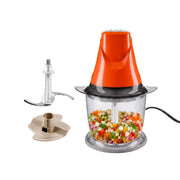Sujata Chopcraft Electric Chopper 900ml, Vegetable Chopper for Kitchen 3200RPM (orange)