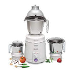 Sujata Dynamix 900 Watts Mixer Grinder 3 Versatile Jars 1500 ml, 1000 ml and 500 ml (White)