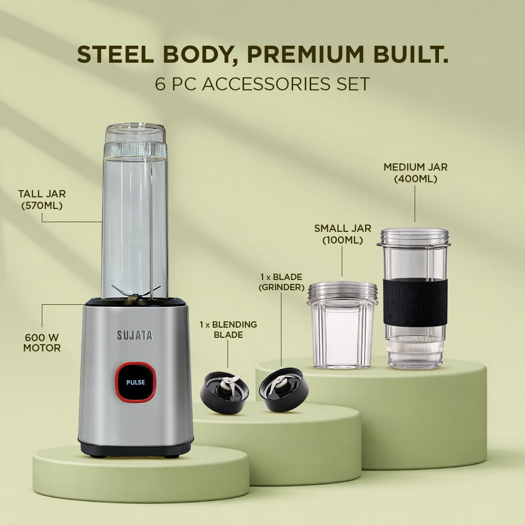 Sujata Nutromatic 600 Watt Electric Blender
