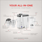 Sujata Powermatic Maxima Juicer Mixer Grinder|900 Watts