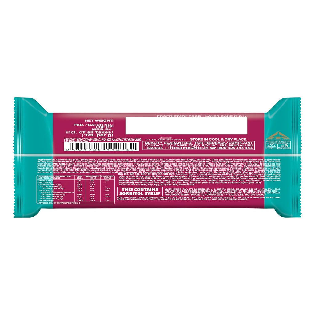 Sunfeast Caker Swiss Roll with Choco, 23g