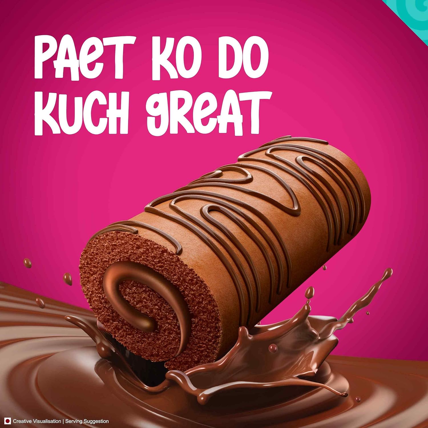 Sunfeast Caker Swiss Roll with Choco, 23g