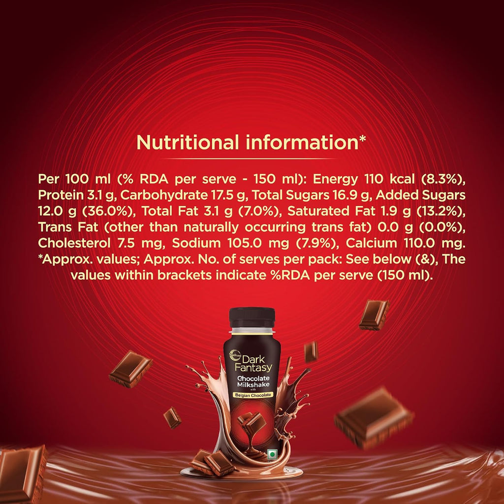 Sunfeast Dark Fantasy Chocolate Milkshake 150ml