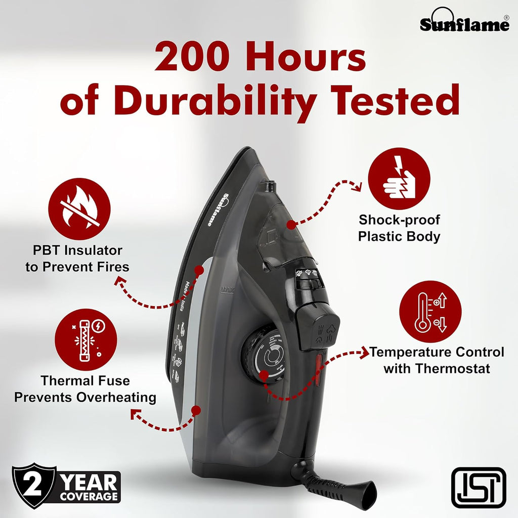 Sunflame 1600 Watt Steam Iron