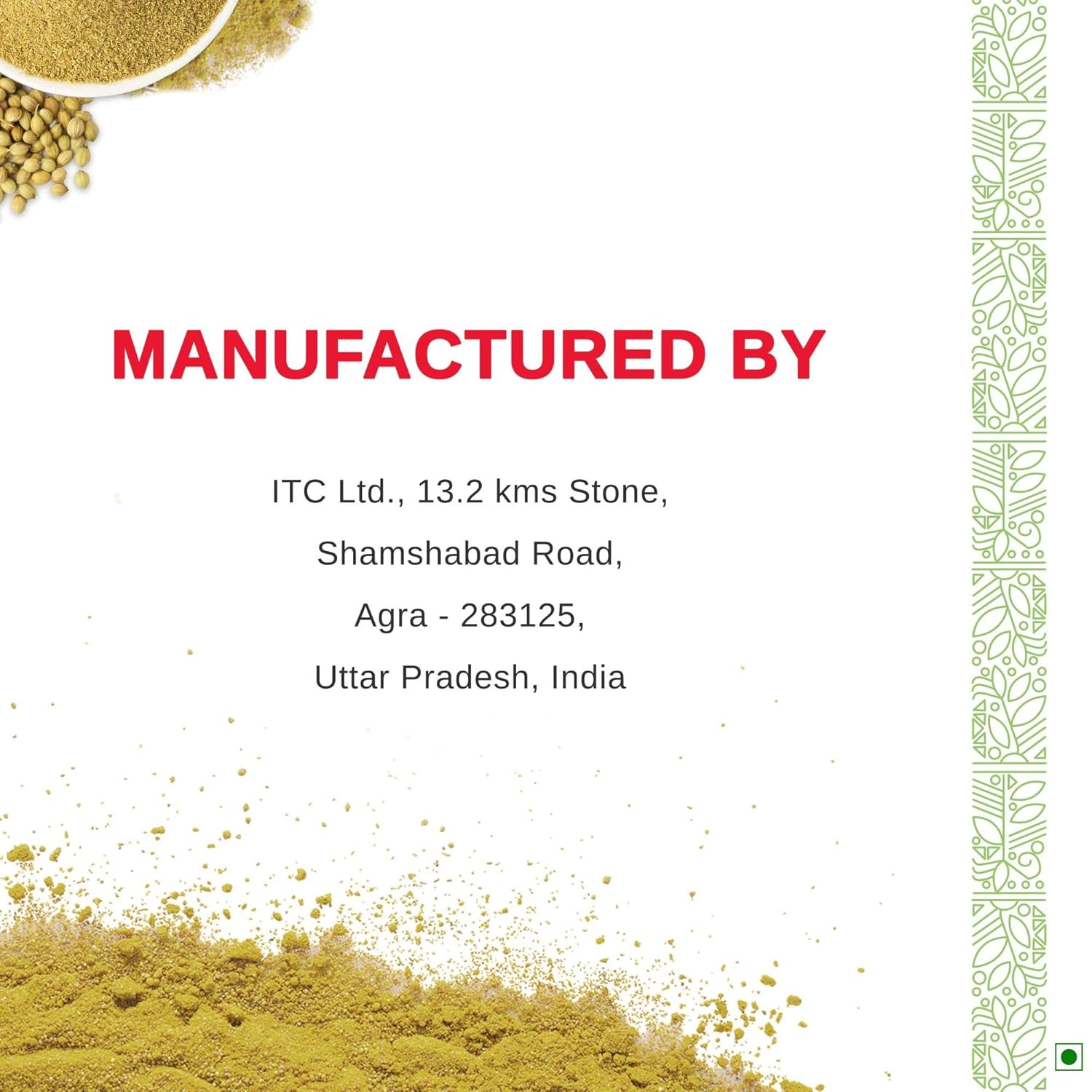 Sunrise Pure Coriander Spice Powder Pouch, 100 g
