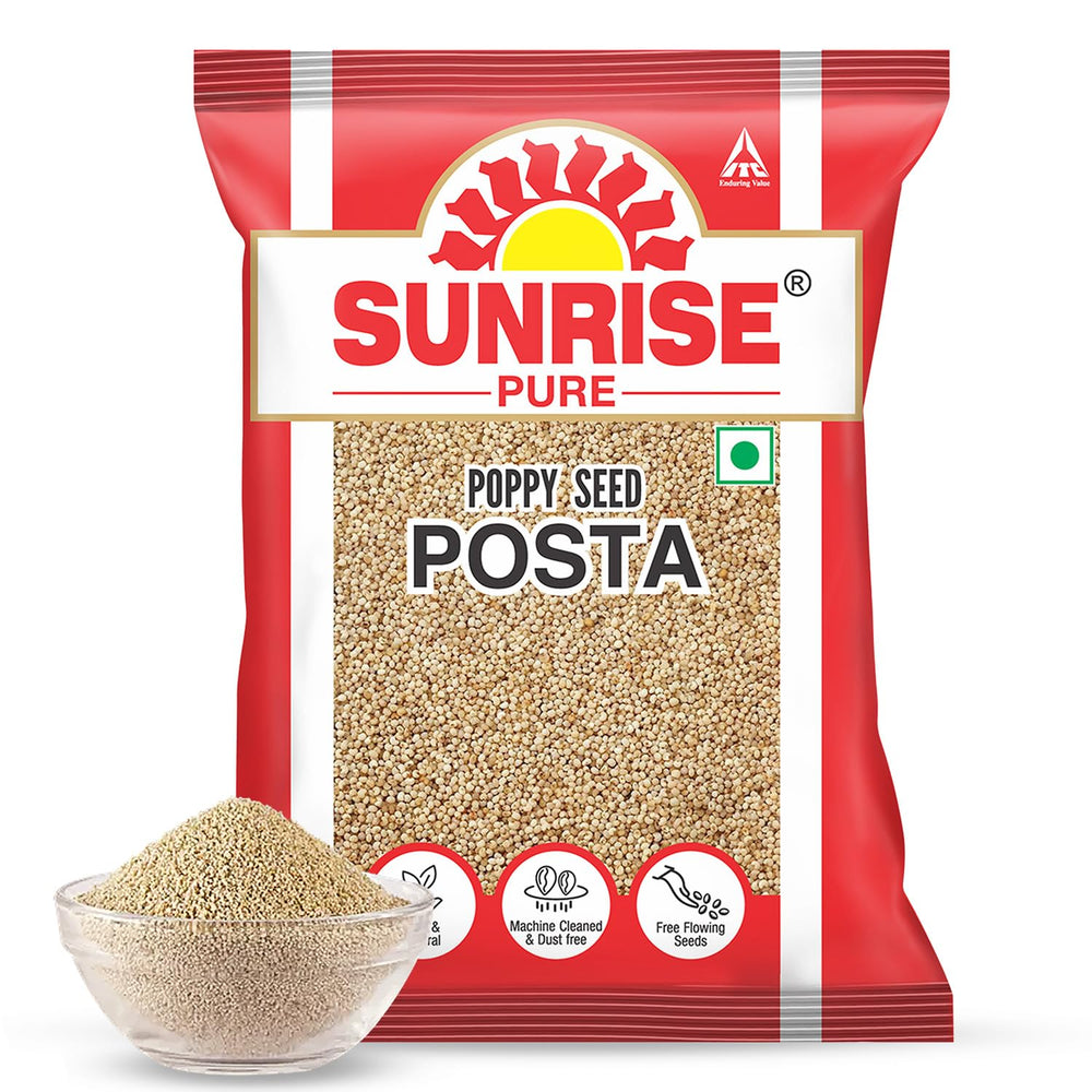 Sunrise Pure Posta Whole Spice, Poppy Seeds, 50 Grams
