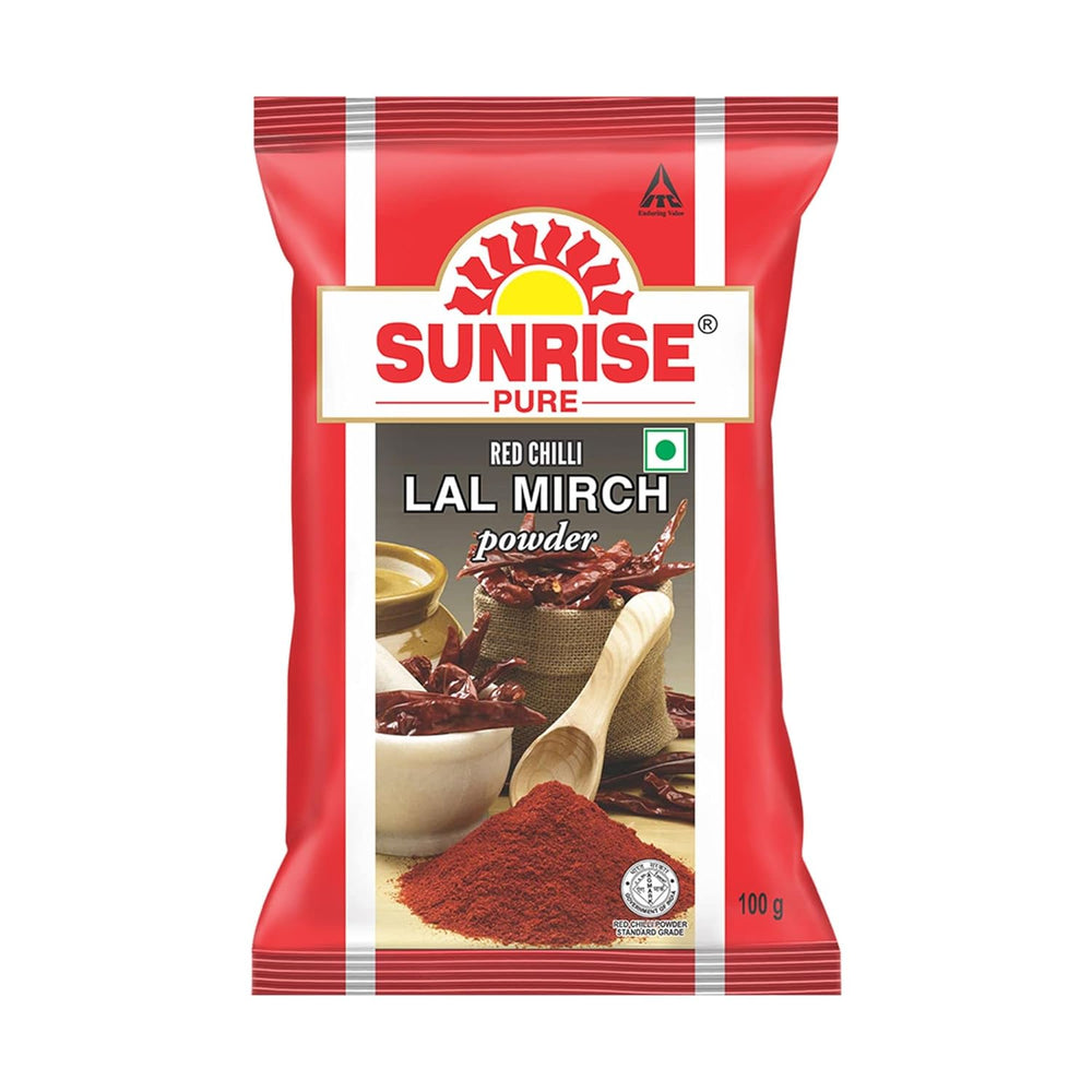Sunrise Pure Red Chilli Spice Powder Pouch, 100 g