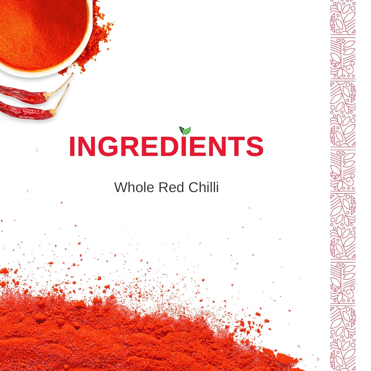 Sunrise Pure Red Chilli Spice Powder Pouch, 100 g