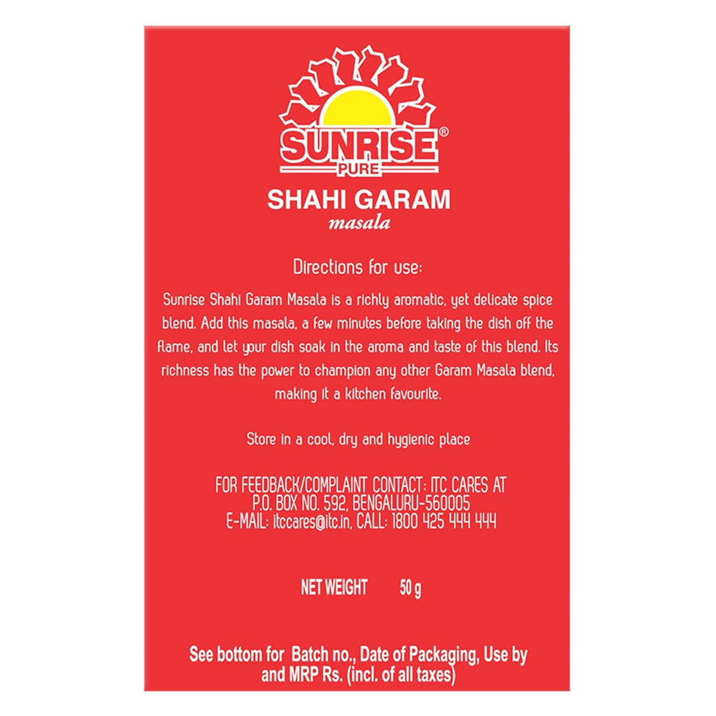 Sunrise Pure, Shahi Garam Masala Powder - 50 grams