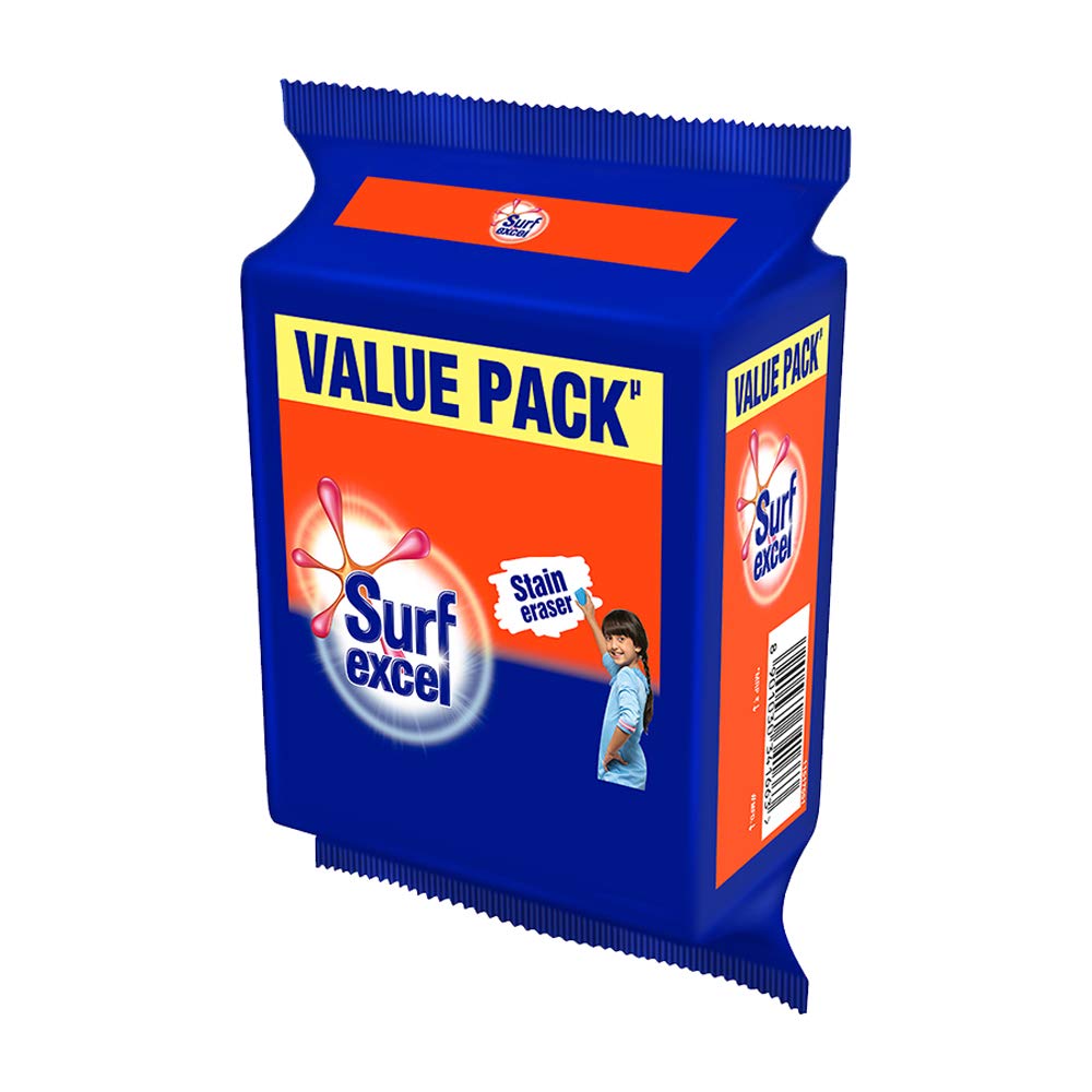 Surf Excel Detergent Bar - 800 g (Pack of 4 x 200 g)