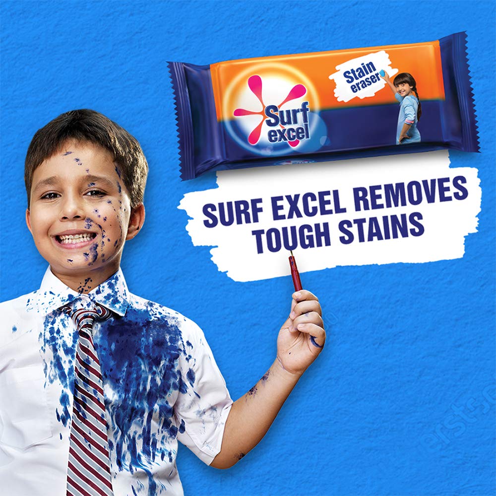 Surf Excel Detergent Bar - 800 g (Pack of 4 x 200 g)
