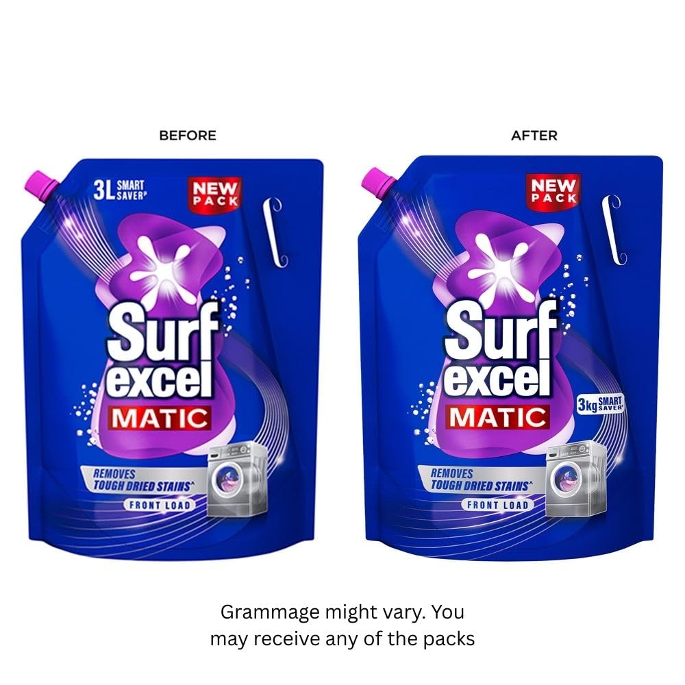 Surf Excel Matic Front Load Liquid Detergent 3kg