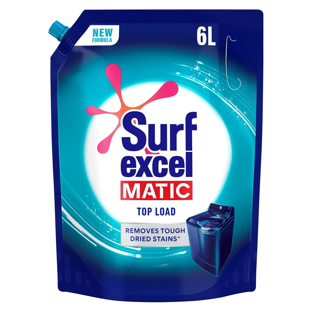 Surf Excel Matic Top Load Liquid Detergent - 6 ltr