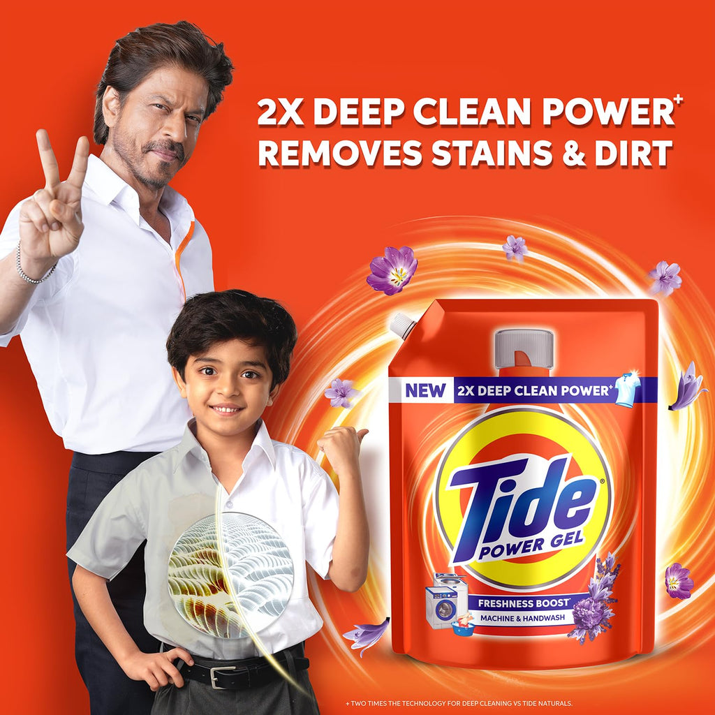 Tide Power Gel Liquid Detergent for Top Load &amp; Front Load - 3.2kg