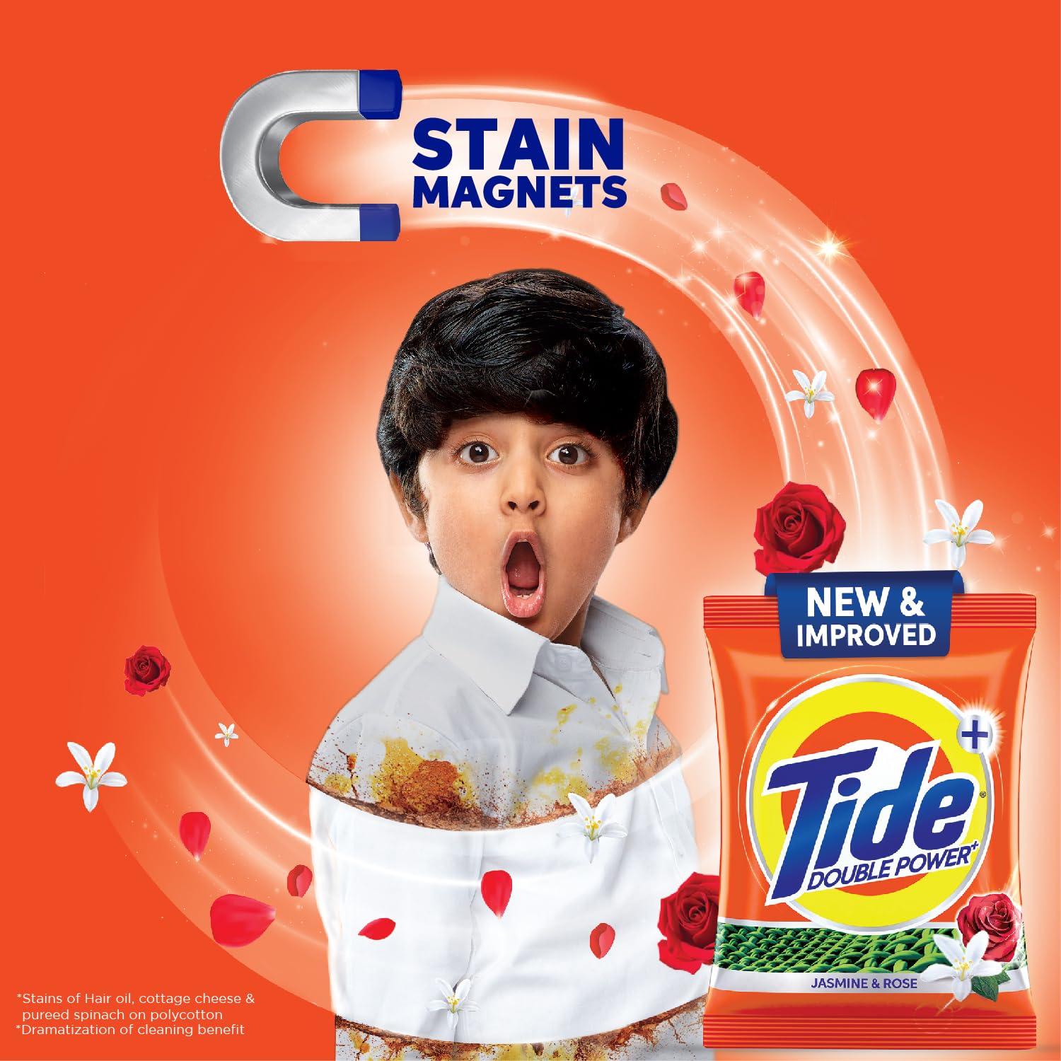 Tide Plus Double Power Detergent Washing Powder Lemon & Mint 6kg + 2kg FREE (Pack of 2)