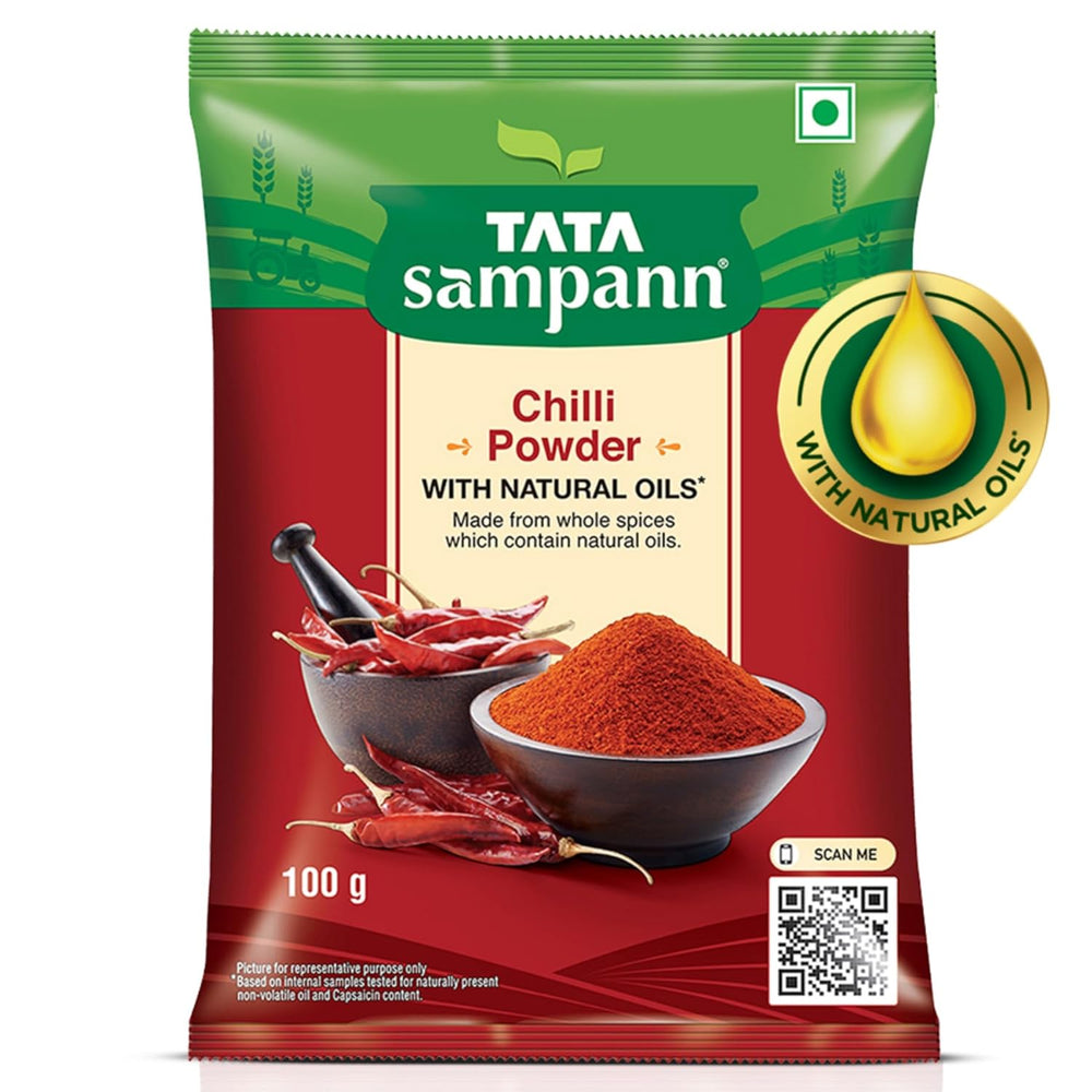 Tata Sampann Chilli Powder with Natural Oils, 100g