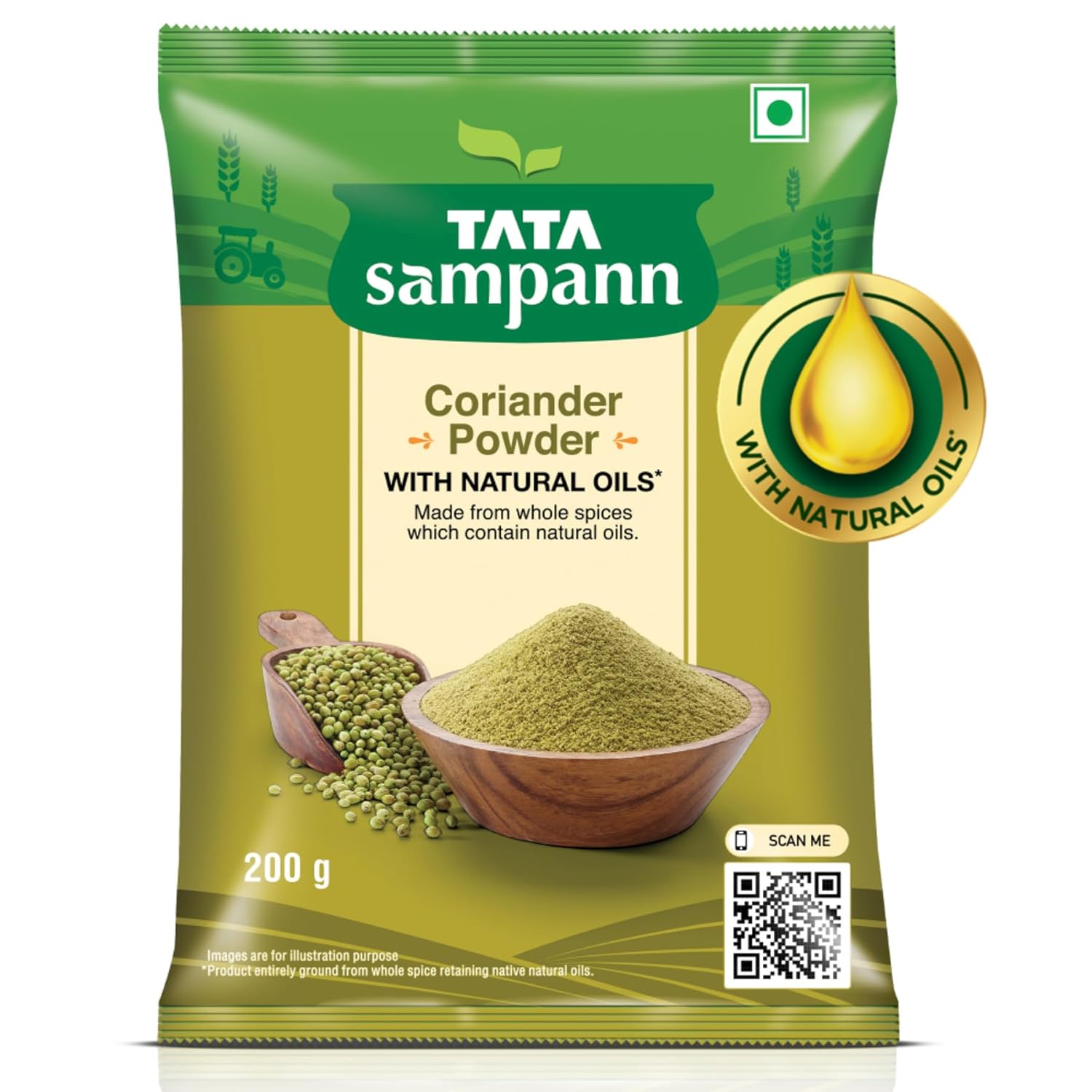 Tata Sampann Coriander Powder With Natural Oils, 200g,